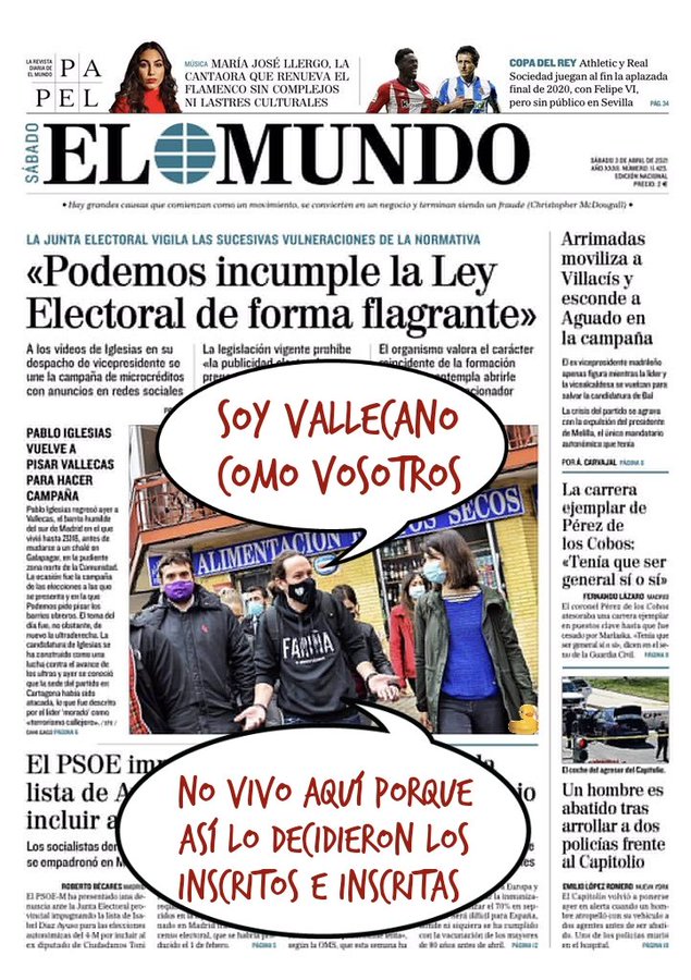 No tiene vergüenza y hay mucho gili. Por Linda Galmor