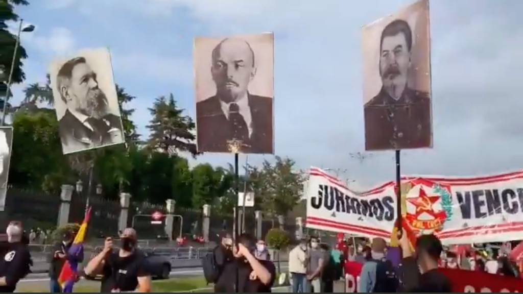 Parece lejano pero está más cerca que nunca aquel 21 de febrero de 1936, Manifestación en Madrid del 14 de abril de 2021
