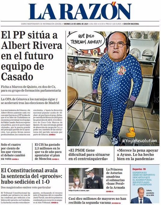 Según el CIS socialista el Frente Popular podría ganar las elecciones madrileñas. Por Linda Galmor