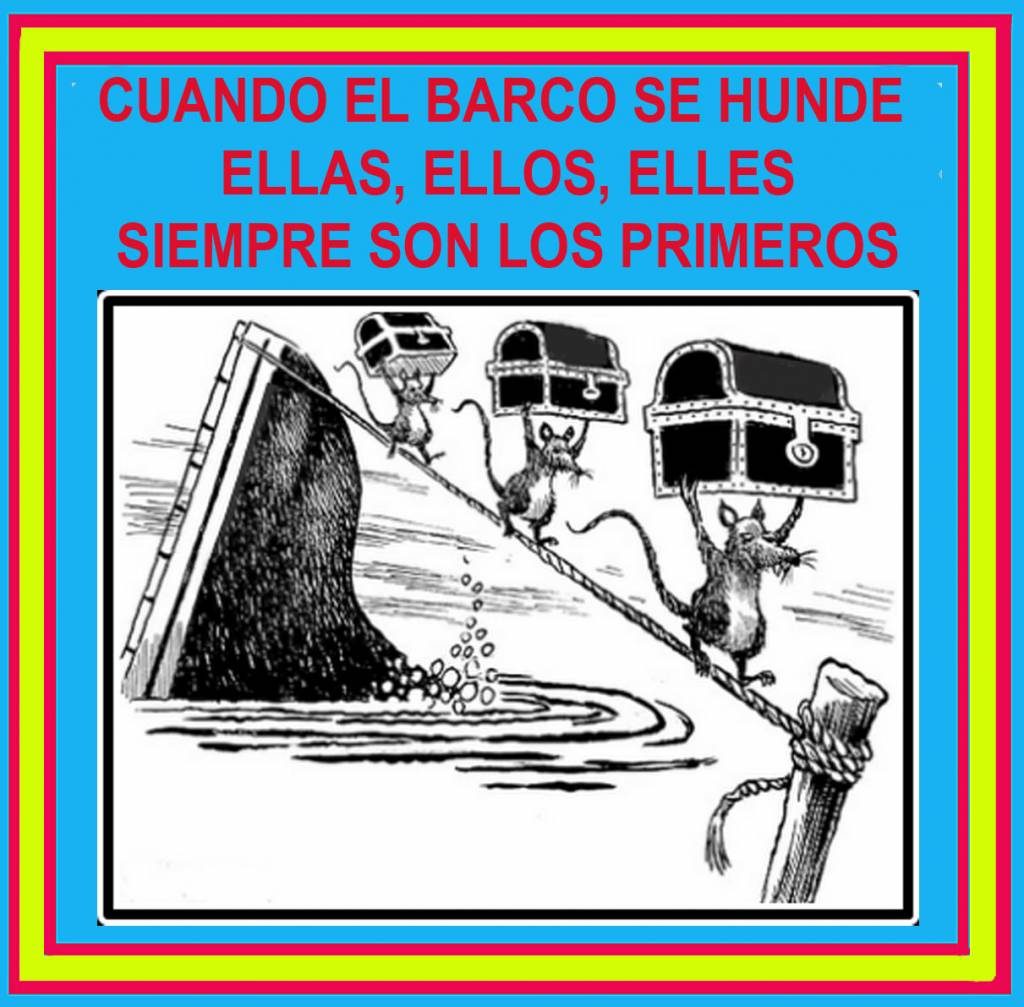 Cuando el barco se hunde...