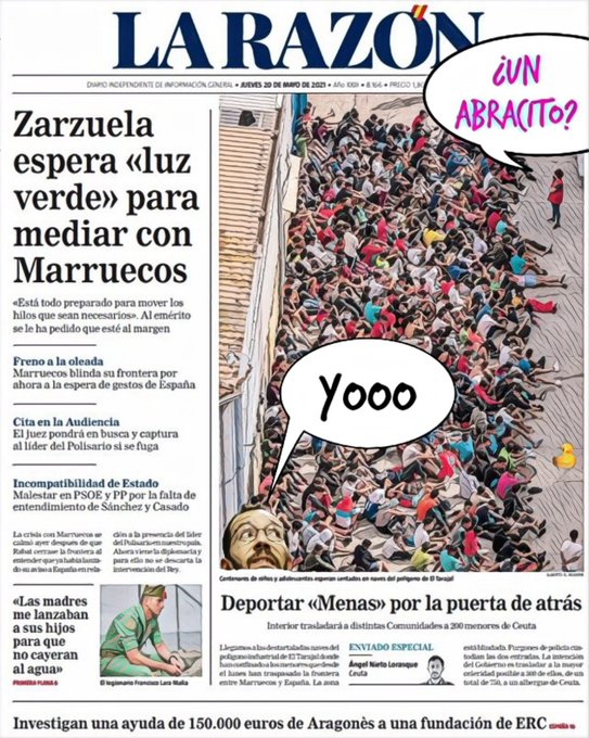 España, en bancarrota y con 6M de parados, hace hueco a los menores que llegan. Por Linda Galmor