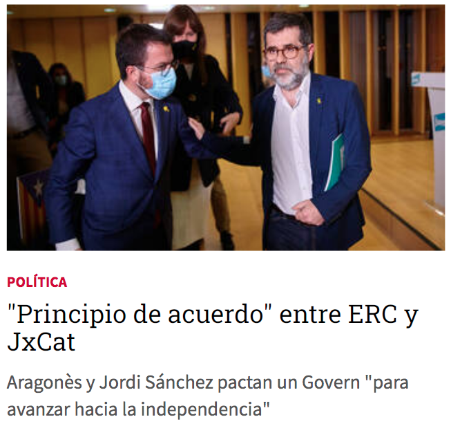 Estáis avisados. La independencia está al caer. Ahora sí que sí que sí... Tuit de Gary at Noon 