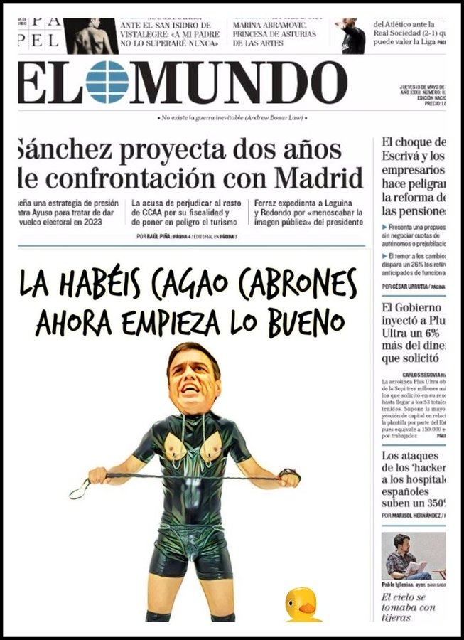 Odio africano de Sánchez a los rebeldes madrileños- Por Linda Galmor