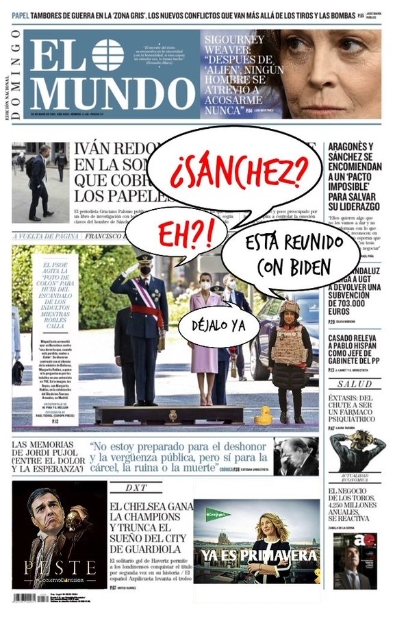 Peter hace pellas en el acto de celebración del Día de las Fuerzas Armadas. Por Linda Galmor