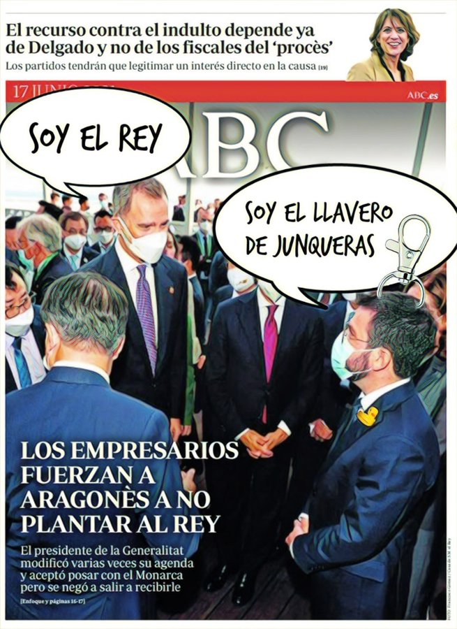 Corre Pera, que llega el ciudadano Borbón. Por Linda Galmor