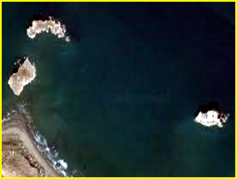 Islas Alhucemas vista satelital