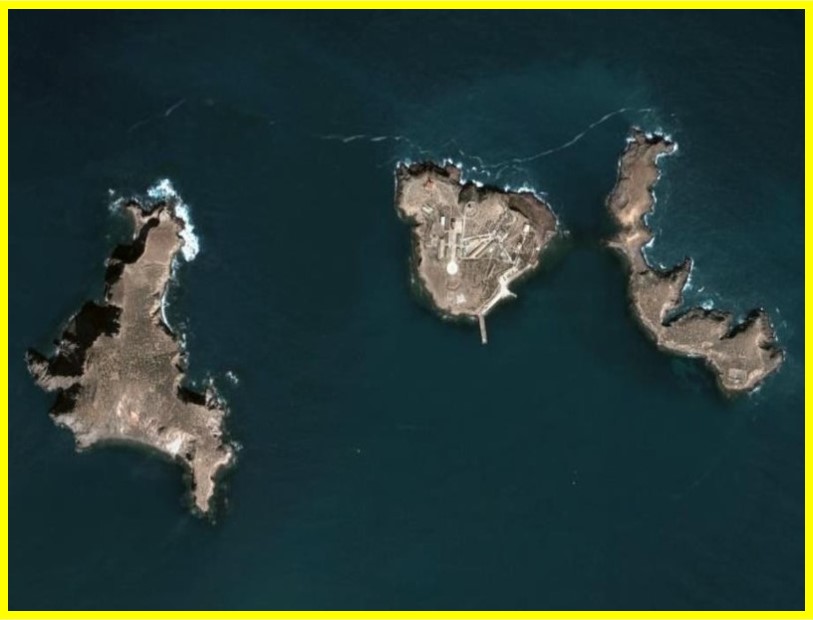 Las Chafarinas vista satelital