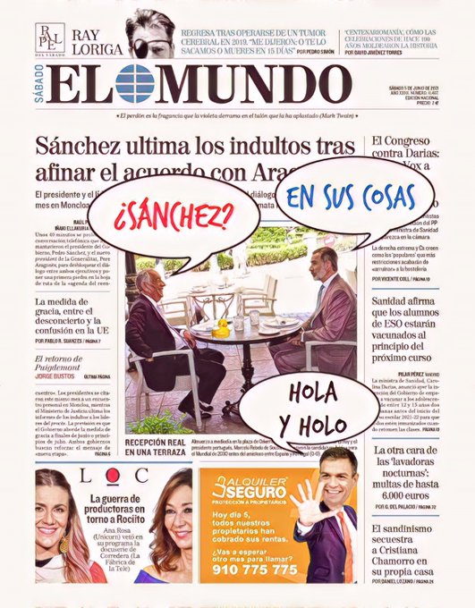 Peter como Abundio, que vendió el coche para comprar gasolina. Por Linda Galmor