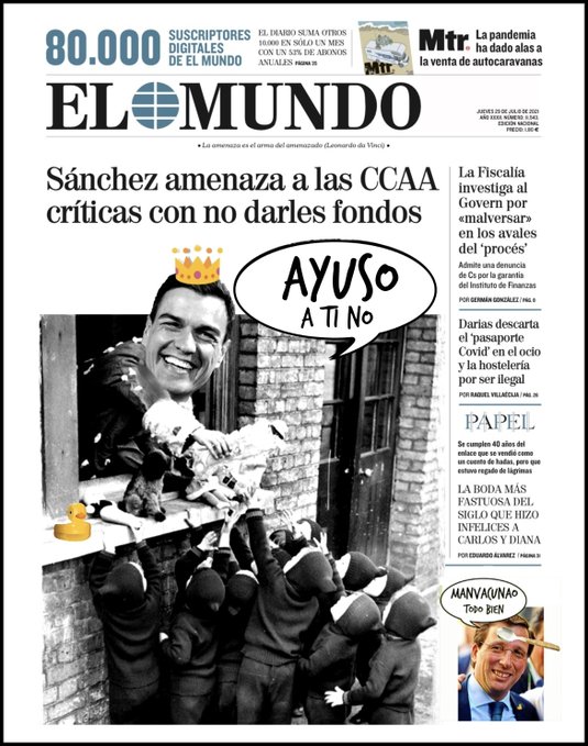 Es un chulo del erario. Por Linda Galmor