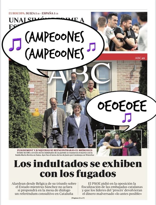 Los golpistas indepes se ríen de la buena gente. Por Linda Galmor