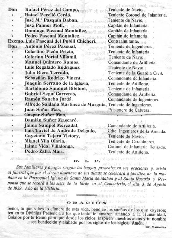 La matanza de Mahón