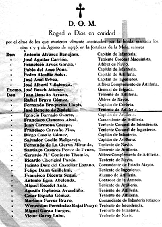 La matanza de Mahón