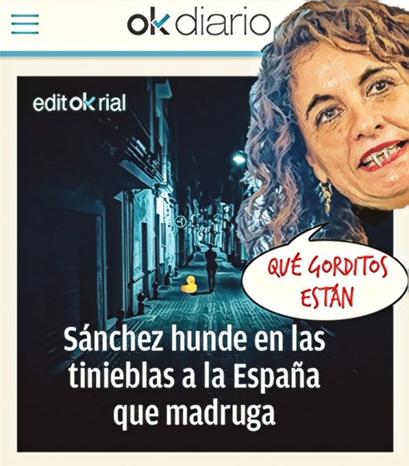 Malditos fachas sólo piensan en trabajar y ganar dinero. Ilustración de Linda Galmor